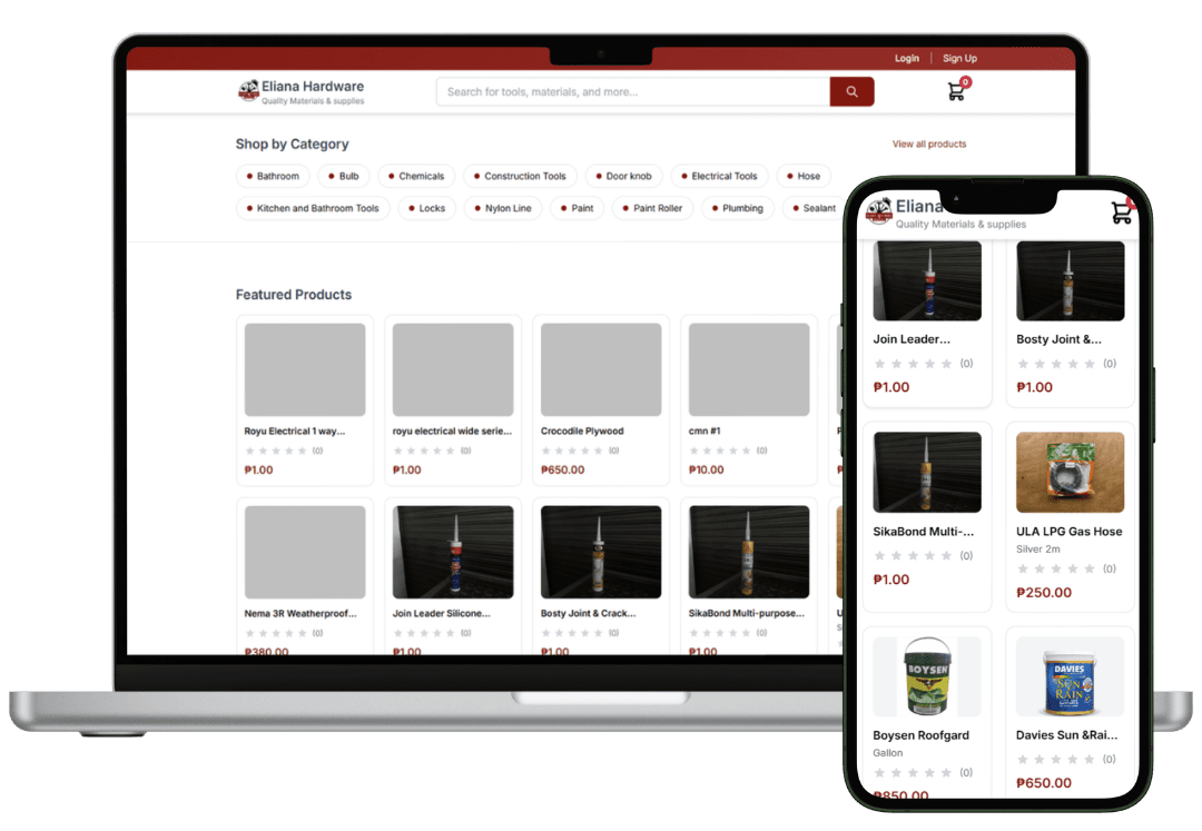 Eliana Hardware Store – E-commerce System
